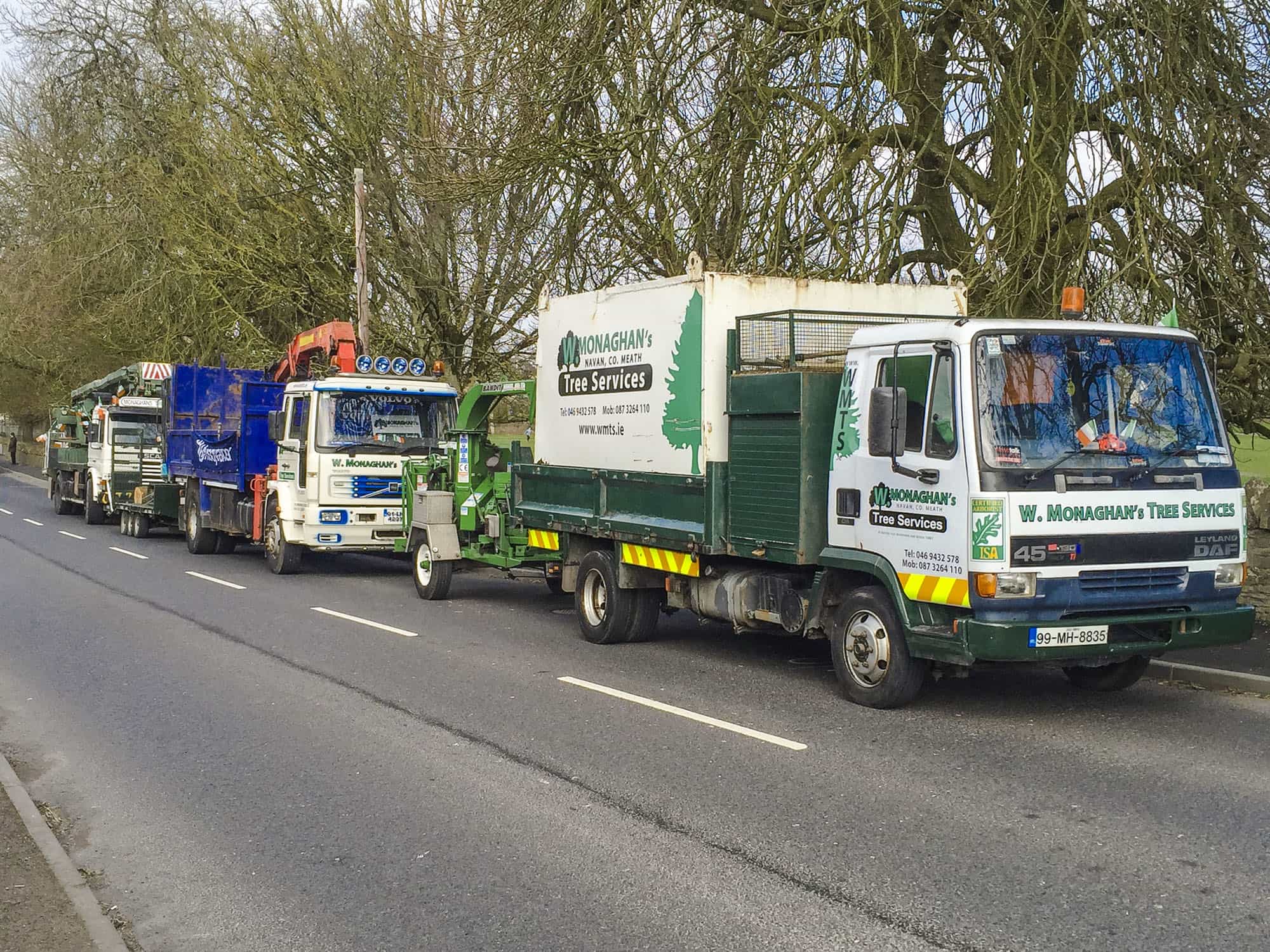 W.Monaghan's Tree Services Machinery